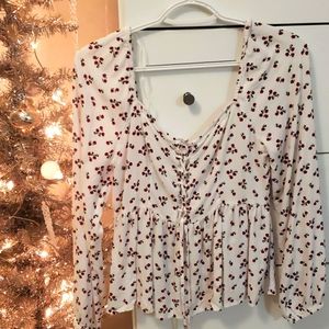 Aeropostale Roses Top